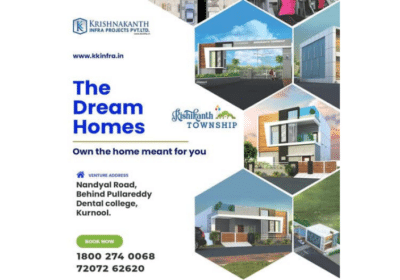 Residential Properties / Residential Villas / Independent Houses / Commercial Complex in Kurnool | Krishnakanth Infra Projects