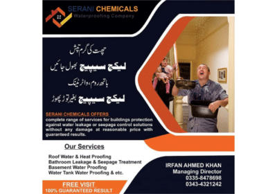 Roof Waterproofing Services in Karachi | Serani Chemicals