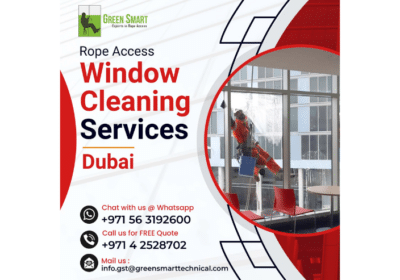 High Rise Building Window Cleaning Solution in Dubai | Green Smart Technical