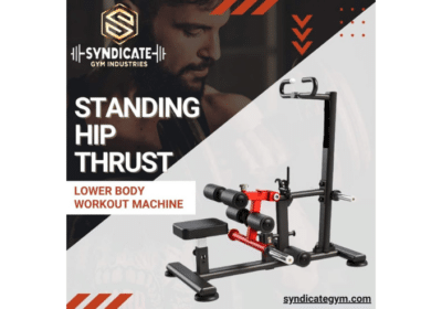 STANDING HIP THRUST – Lower Body Workout Machine | Syndicate Gym