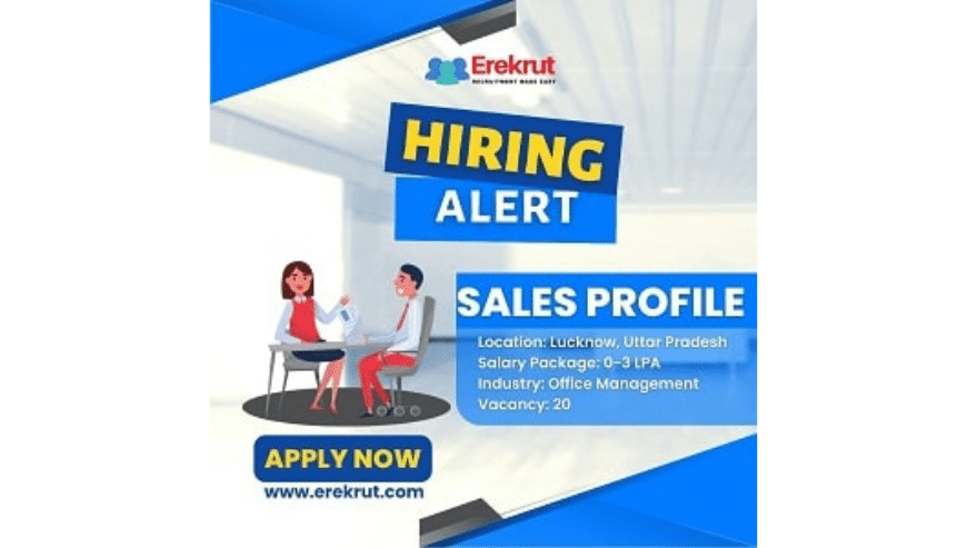 Sales Profile Job at Carrer Ads Lucknow Uttar Pradesh