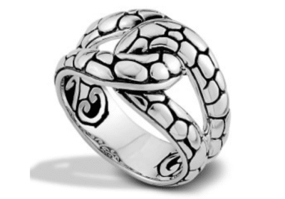 Samuel B Sterling Silver Pebble Knot Silver Ring Size 7 | Jim Kryshak Jewelers