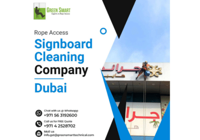 Elevate Your Brand with Remarkable Signboard Cleaning Services in Dubai | Green Smart