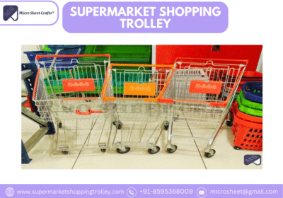 Supermarket Shopping Trolley Manufacturers In Delhi India | Micro Sheet Crafts