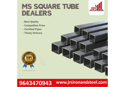 Trusted MS Square Tube Dealers in India | JRS Iron and Steel