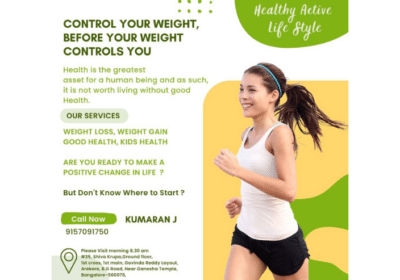 Get Back in Shape with Our Weight Loss Program in Bangalore, Arekere