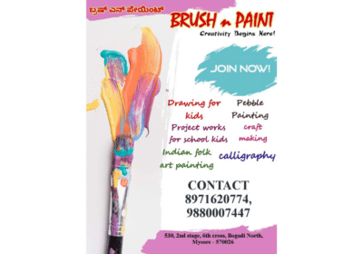 Best Art and Craft Classes in Mysore | Brush n Paint