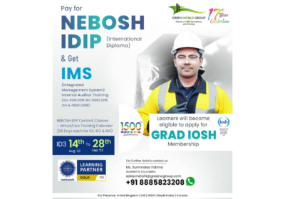 Upgrade Your Safety Career with NEBOSH IDIP Course in Hyderabad | Green World Group