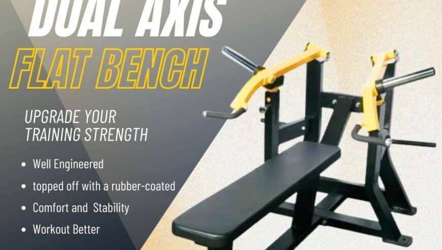 Buy Dual Axis Flat Bench in Jalandhar | Syndicate Gym Industries