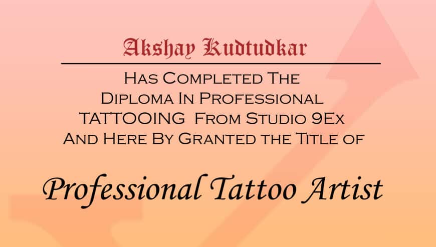 Best Tattoo Studio and School in Mumbai | Studio 9Ex
