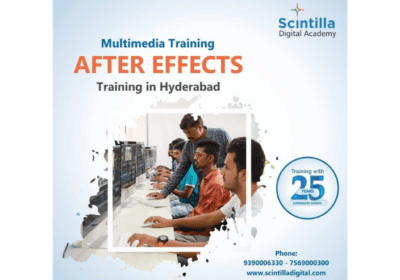 After Effects Course Coaching Centers in Hyderabad | Scintilla Digital Academy