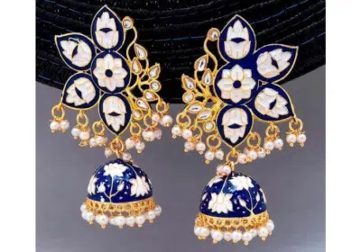Alluring-Blue-Dome-Jhumkas-Wish-For-Gift