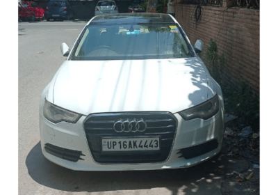 Audi-A-6-Automatic-with-White-Colour-For-Sale-in-Delhi