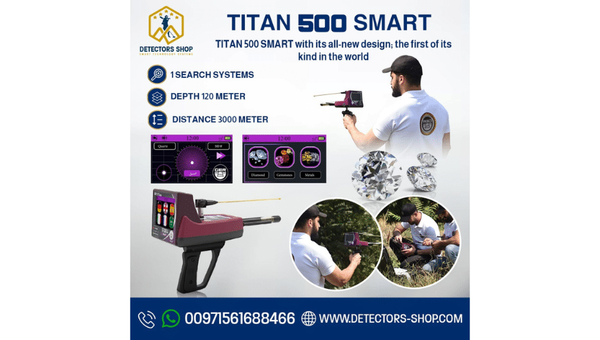 Best Device For Detecting Diamonds and Gemstones in The Ground – Titan 500 Smart | Detectors Shop
