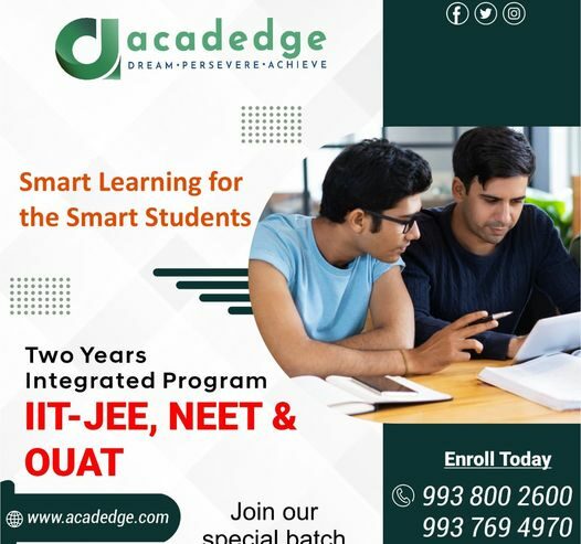 Best Coaching Center in Bhubaneswar For OUAT / IIT-JEE / NEET | Acadedge