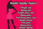 Best Ladies Tailor in Jagadhri | Riddhi Siddhi Tailoring