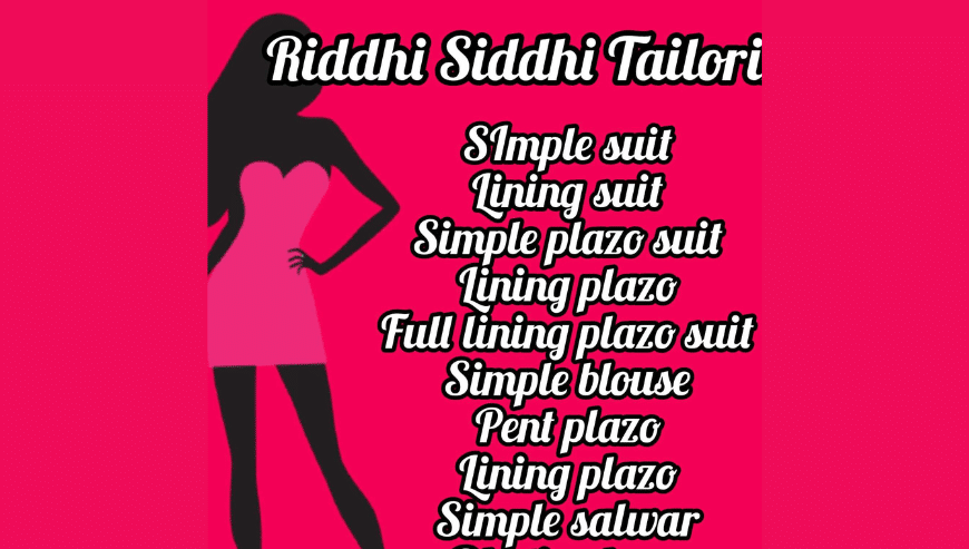Best Ladies Tailor in Jagadhri | Riddhi Siddhi Tailoring