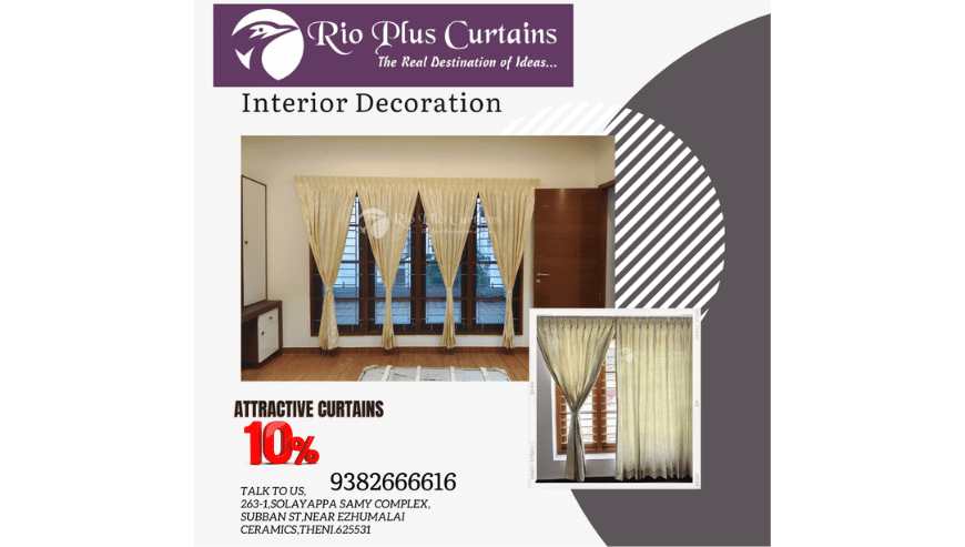 Best Window Curtains in Theni | Rio Plus Curtains