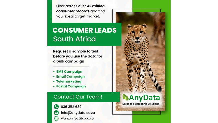 Consumer Leads South Africa | AnyData