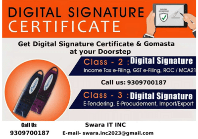 Digital Signature Certificate Services in Nagpur | Swara IT