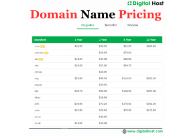 Elevate Your Online Presence – Domain Name Pricing Tips | DigitalHost