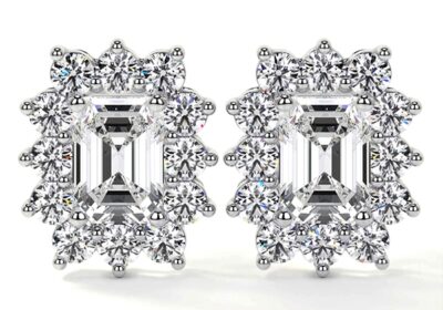 Fround-diamond-earrings