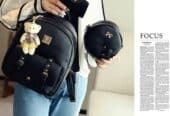 Ladies Purse Handbag | Woman Gifts Bags | Women Shoulder Bags | Stylish Women Office Purse (Black) | Brandroot