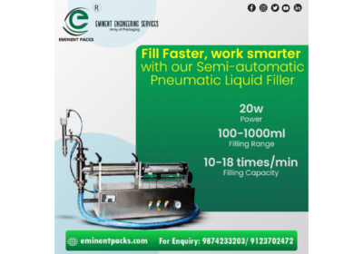 High-Precision Liquid Filling Machine | Eminent Engineering Services