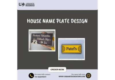 House Name Plate Design in India | Urbanite Creation