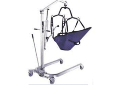 Hydraulic Patient Hoist Supplied with Sling-Medium | Mr. Wheelchair