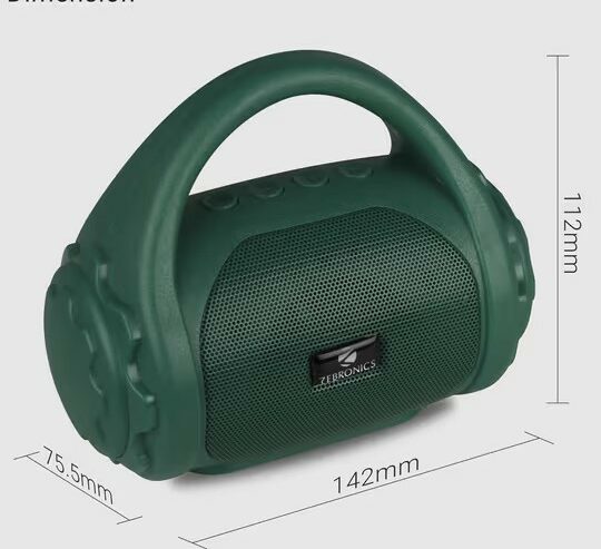 Zebronic Bluetooth Speaker Green