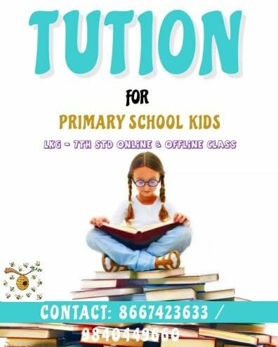 Home Tuition / Online Tuition / Offline Tuition For School Students in Chennai
