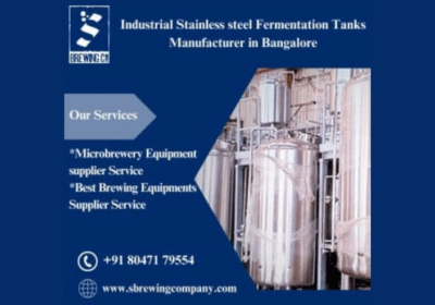 Industrial Stainless Steel Fermentation Tanks Manufacturer in Bangalore | S Brewing Company