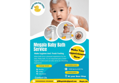 Megala Baby Bath Services in Coimbatore
