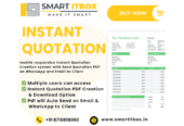 Mobile Responsive Instant Quotation System with Whatsapp and Email | SMART ITBOX