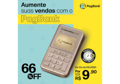 Buy Moderninha Plus 2 Card Machine in São Paulo Brazil | PagBank