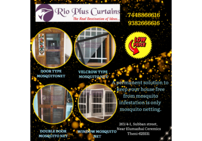 Buy Mosquito Net in Theni | Rio Plus Curtains