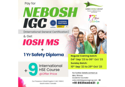 Super Bundle Offers For HSE Professionals in NEBOSH IGC Course in Kerala | Green World Group