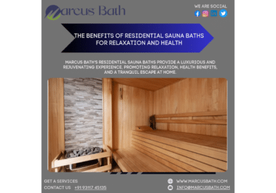 Residential Sauna Bath in Ghaziabad – Health and Wellness at Home | Marcus Bath