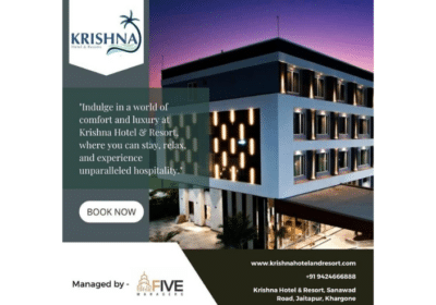 Resort Near Khargone – Cheap Hotel Room with Pool View | Krishna Hotel and Resort