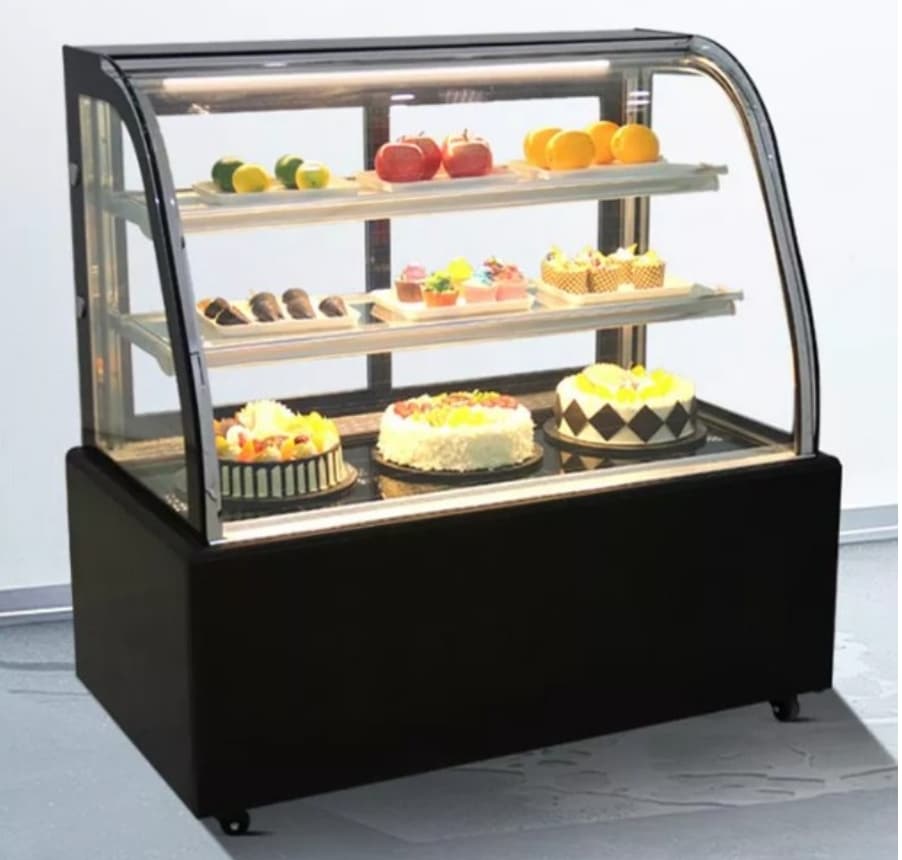 Industrial Cake Showcase Chiller Machine Mix Kitchen International