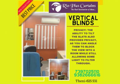 Vertical Blinds Dealers in Theni | Rio Plus Curtains