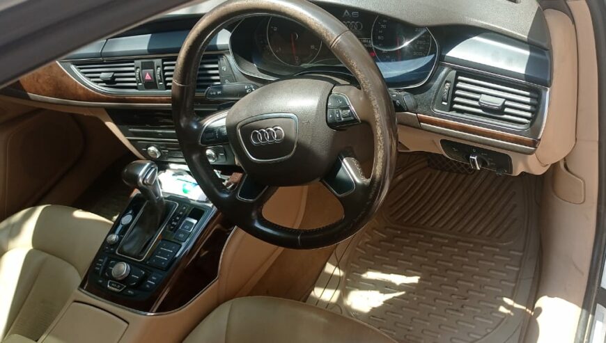 Audi-A-6 Automatic with White Colour For Sale in Delhi