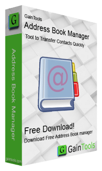 Address Book Manager Software | Gain Tools