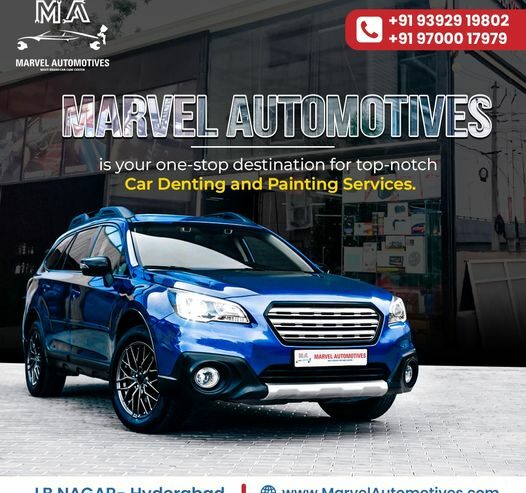 Car Denting and Painting in Hyderabad | Marvel Automotives