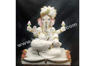 Discover The Elegance of Marble Ganesh Statues in Jaipur | KamalMoorti.com