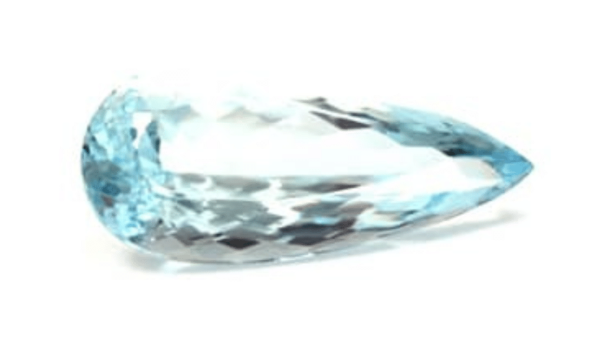 Buy 8.89 cts. Natural Aquamarine Pear Shape Gemstone Engagement Ring | GemsNY