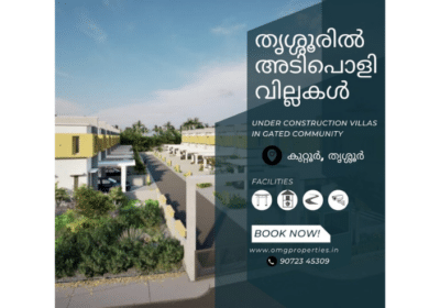3BHK Villa Available For Sale in Thrissur