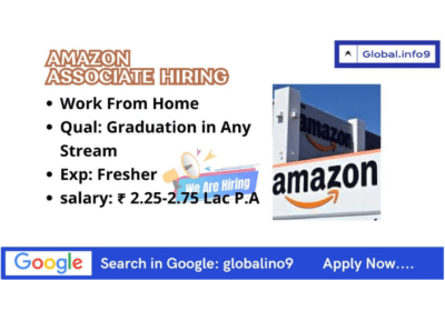 Amazon Hiring Associate Work From Home
