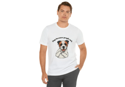 Dogs Because People Suck T-Shirt For Dog Lovers